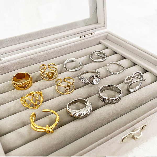 Body piercing jewelry collection - titanium and steel
