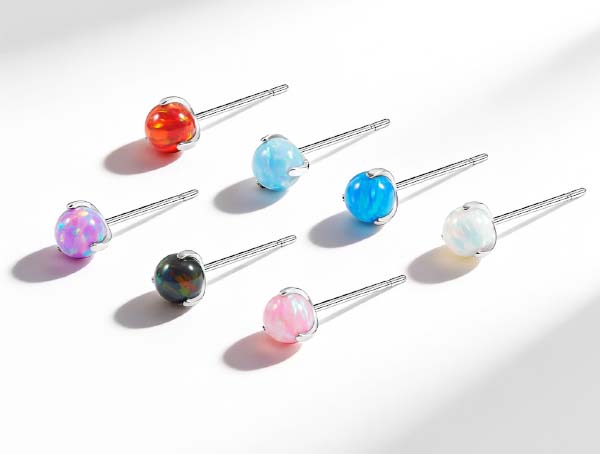 Titanium labret studs and flat back earrings -- ASTM F136 medical grade