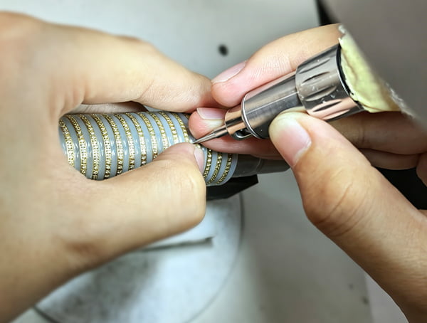 Fashion body jewelry collection with gemstones and decorative elements