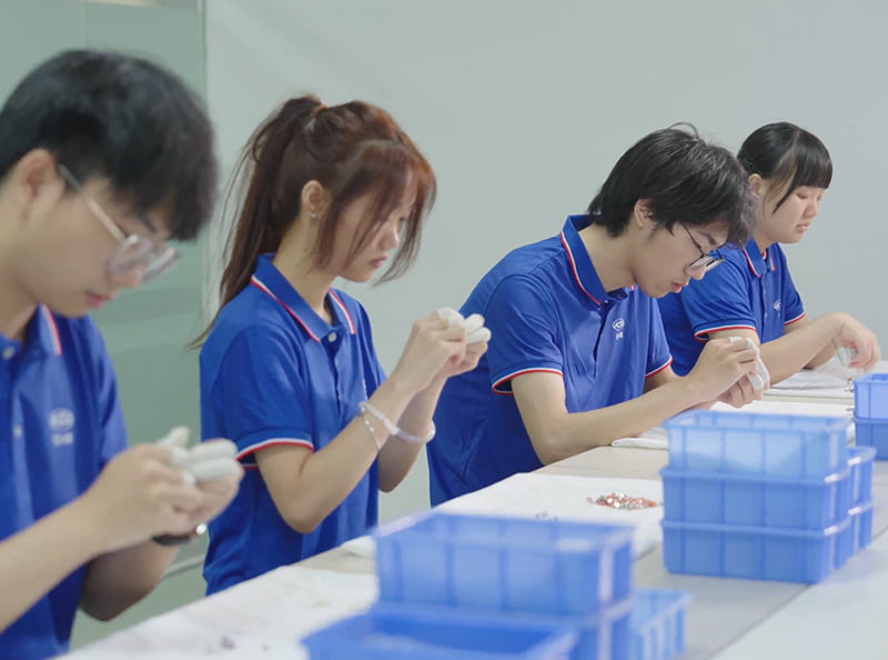 Quality control inspection of titanium jewelry components